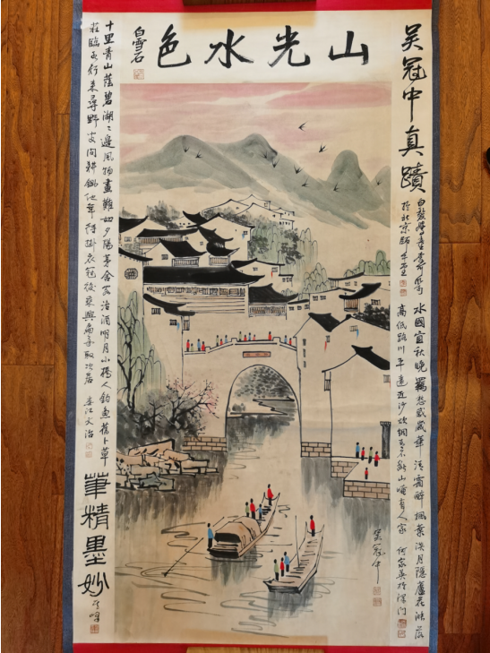 中国艺术的代表性人物之一：吴冠中—江南水乡_中华网