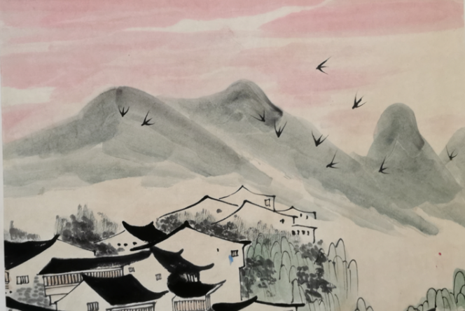 中国艺术的代表性人物之一：吴冠中—江南水乡_中华网