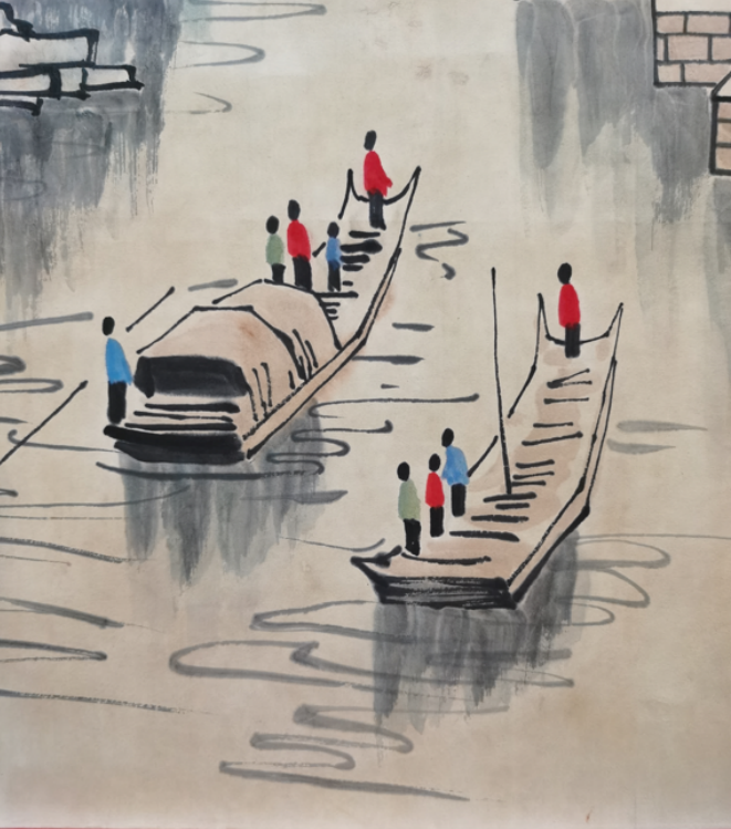 中国艺术的代表性人物之一：吴冠中—江南水乡_中华网