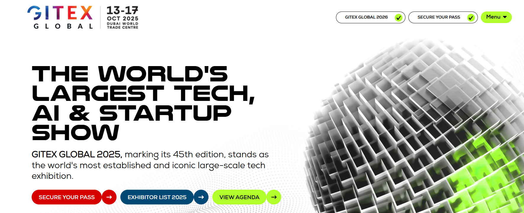 GITEX 2025五大亮点前瞻：AWS万兴科技IBM等将同台亮相 共绘中东数字经济新蓝图