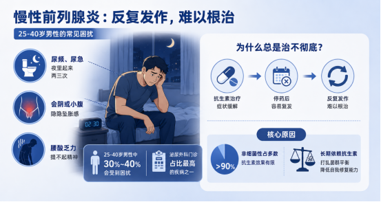 前列腺炎反反复复总不好?老中医道出真实原因 前列腺炎反反复复总不好?老中医道出真实原因
