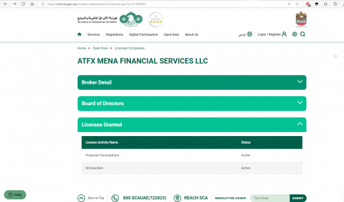 ATFX喜获阿联酋SCA第五类牌照，权威认可+1