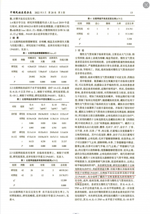 慢性支气管炎的症状和治疗方法？ 藏药十五味龙胆花丸获推荐