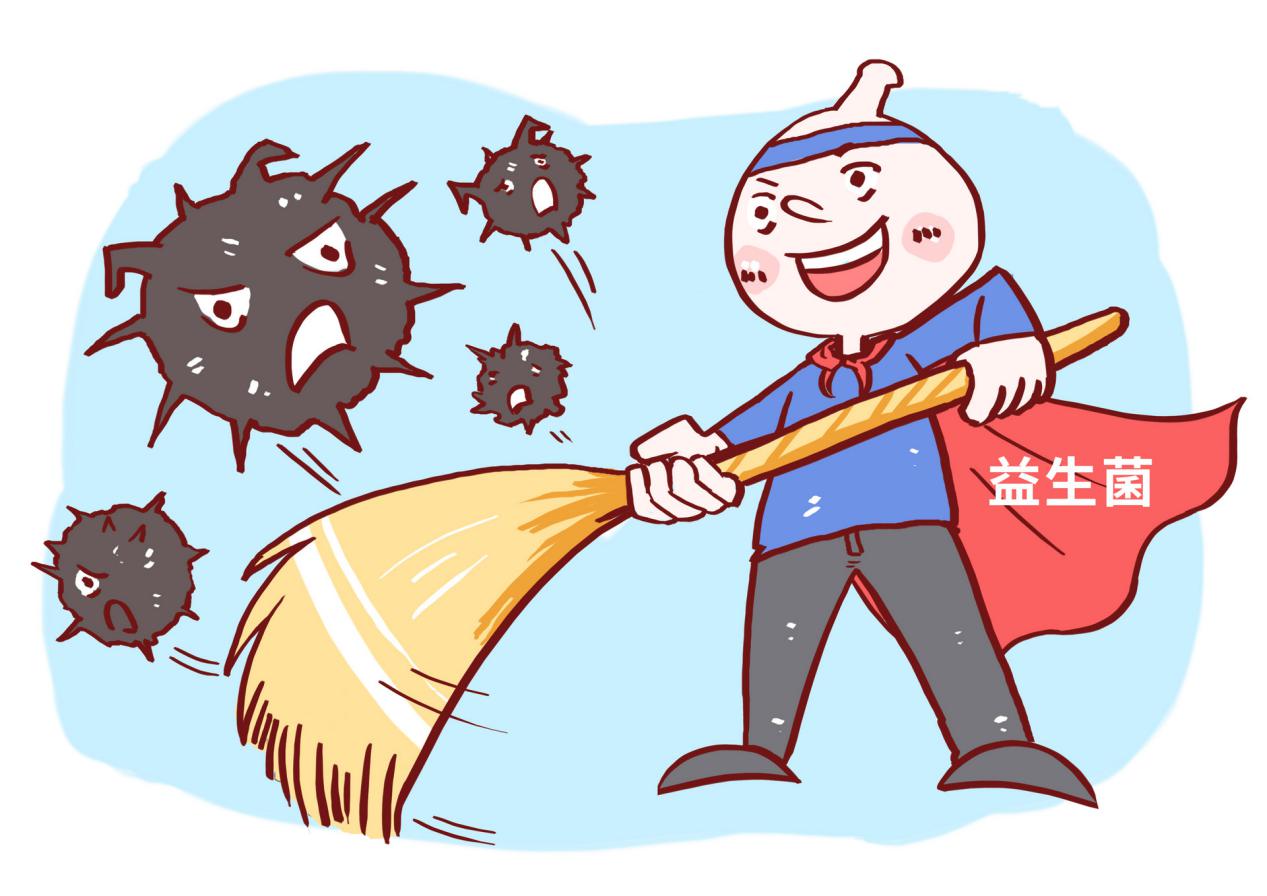 摄图网_400862695_banner_益生菌清扫垃圾漫画(非企业商用) (1)