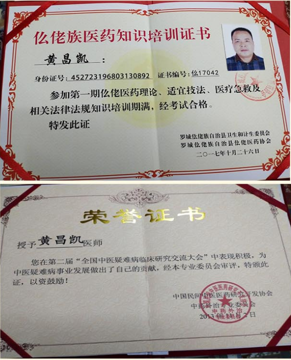 中国当代名医 黄昌凯