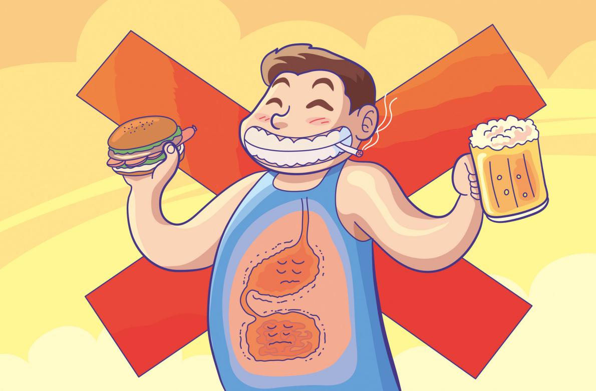 摄图网_401761140_banner_垃圾食品加重胃肠负担(非企业商用)