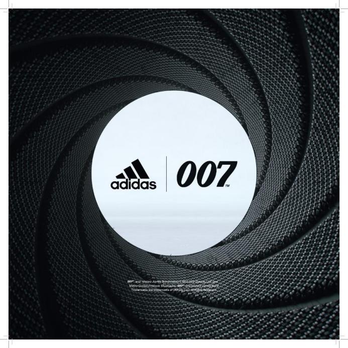 adidas x James Bond联名系列，记录adidas与电影《007：无暇赴死》的灵魂碰撞瞬间