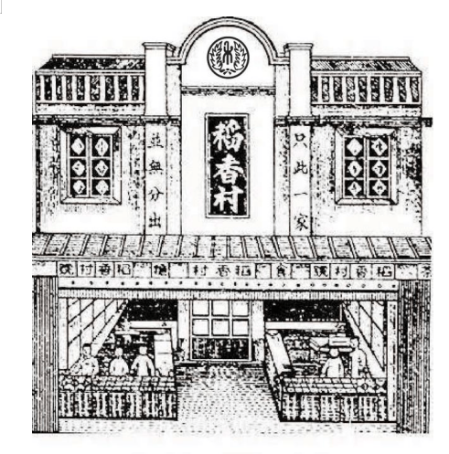 20世纪初的苏州稻香村门店复原图