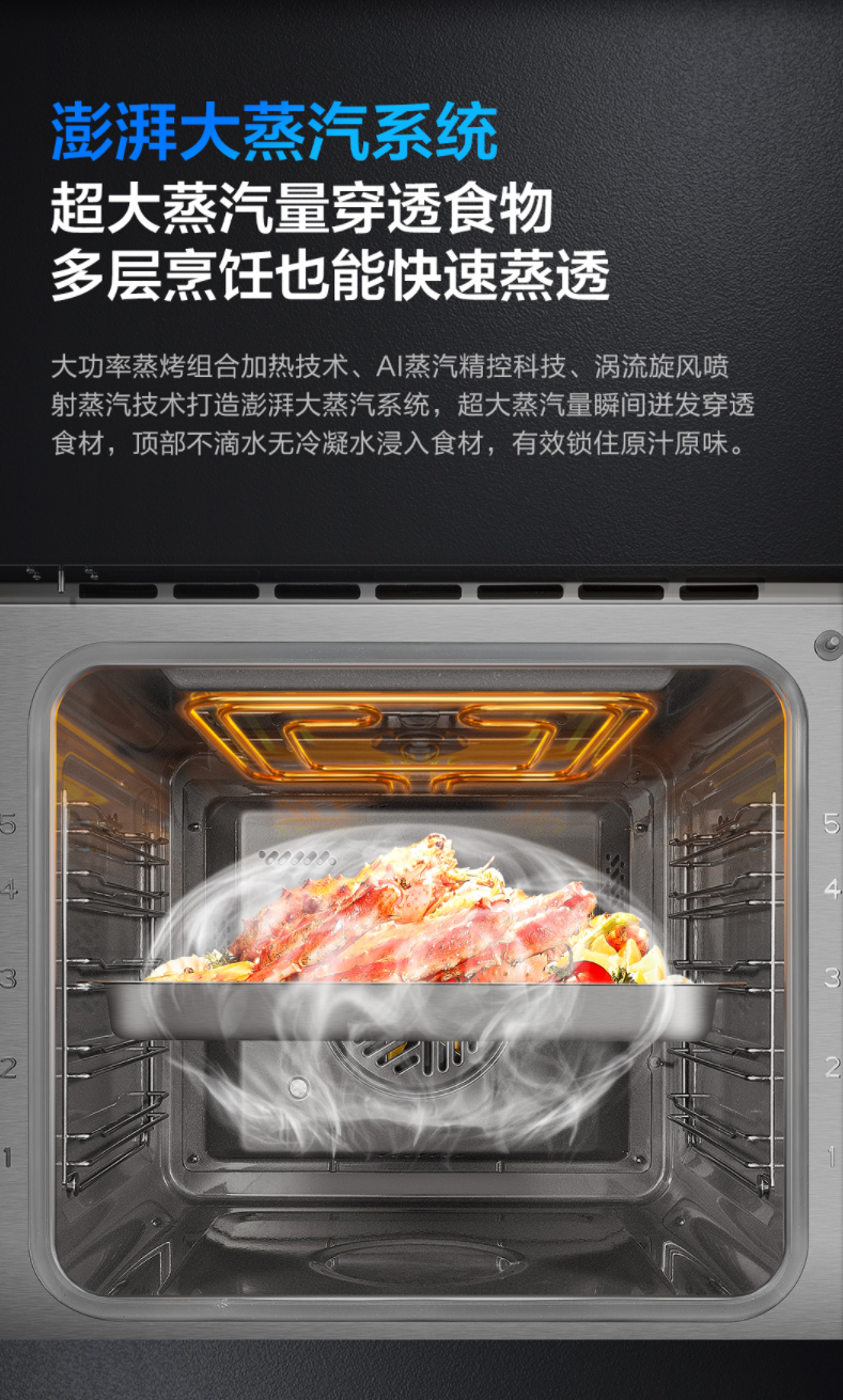 老板智能烤箱，“蒸”服一切，烤出不凡