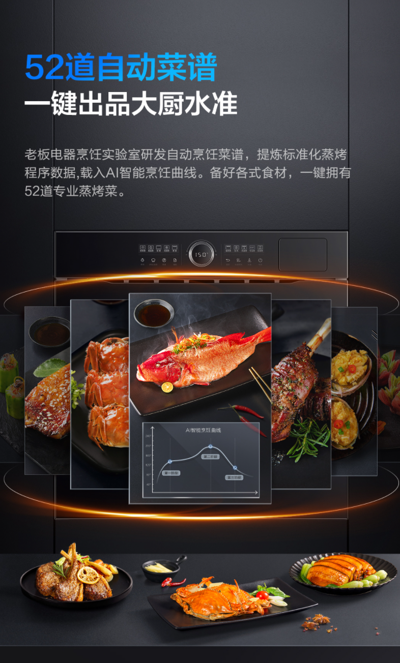 老板蒸烤一体机，蒸烤混动，智能烹饪，一键出品大师级美味-中国南方教育网