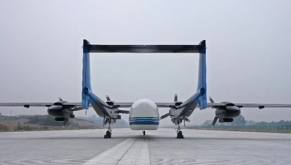 全球首款！国产大型四发无人机成功首飞V4.0-喵科技网