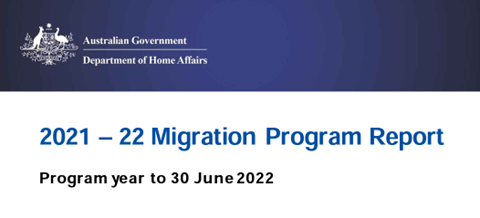2021-22财年澳洲移民报告出炉