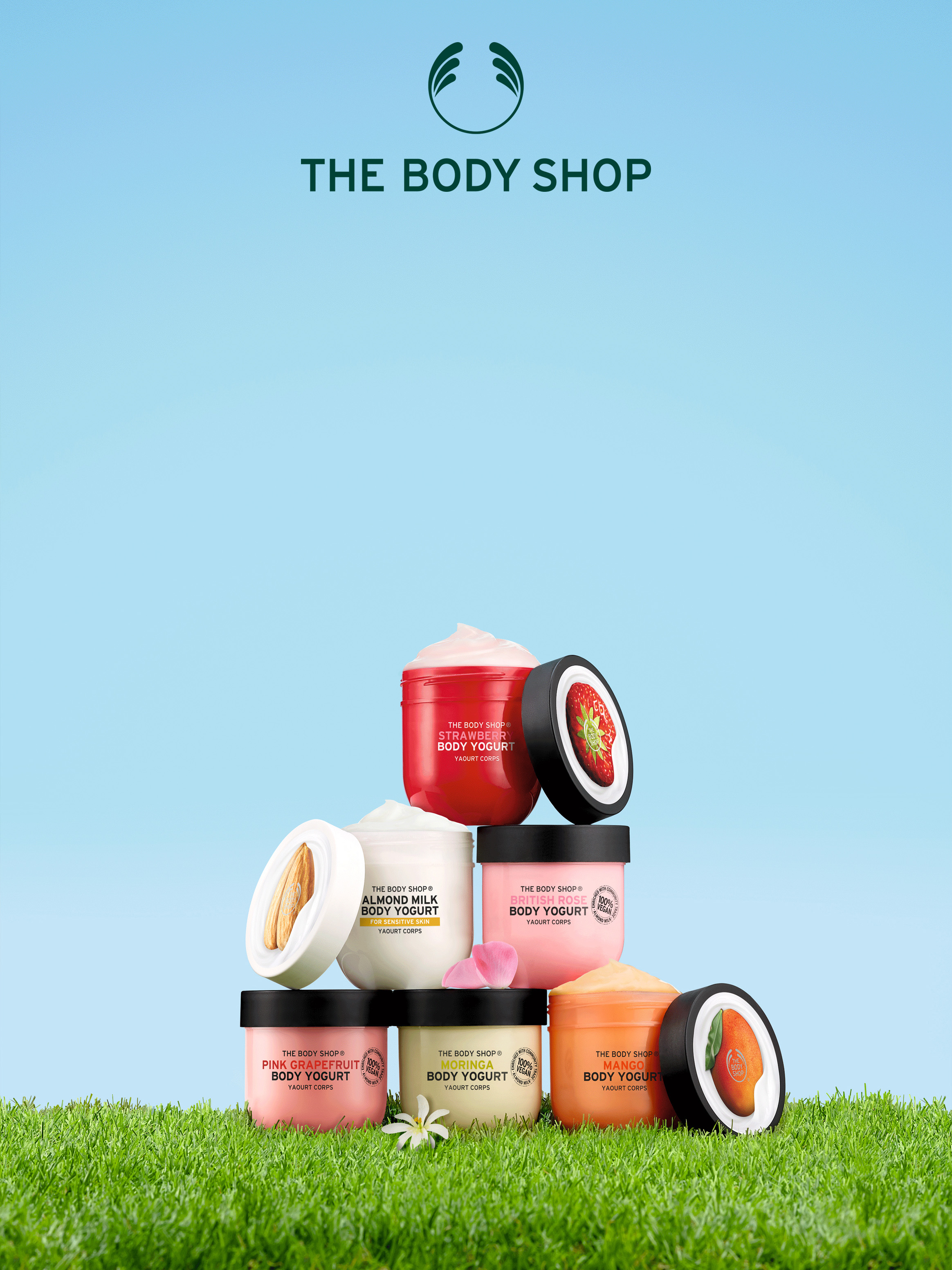 thebodyshop美体小铺身体保湿乳酪给肌肤"喝"酸奶